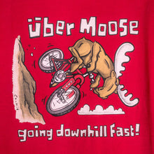 Going Downhill Fast T-Shirt - Large Back Print - Red