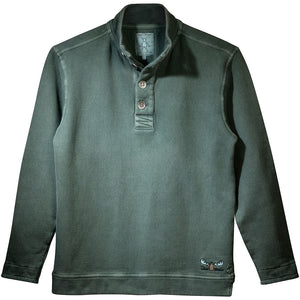 Uber Moose button sweater in Green