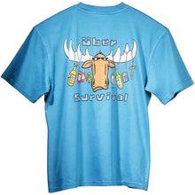 Uber Survival T-Shirt - Large Back Print - Alaskan Blue