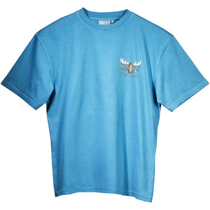 Uber Survival T-Shirt - Small Chest Print - Alaskan Blue