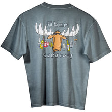 Uber Survival T-Shirt - Large Back Print - Grey
