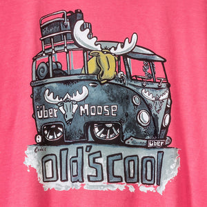 Old's Cool Van T-Shirt - Large Back Print - Pink