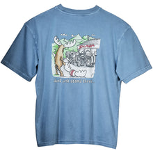 Don't Just Stand There T-Shirt - Large Back Print - Denim