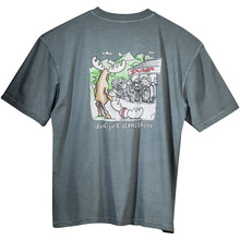 Don't Just Stand There T-Shirt - Large Back Print - Grey