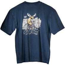Old's Cool Chopper T-Shirt - Large Back Print - Indigo