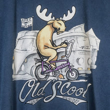 Old's Cool Chopper T-Shirt - Large Back Print - Indigo