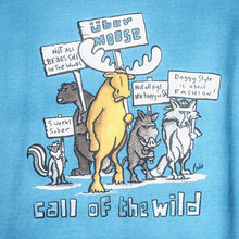 Call Of the Wild T-Shirt - Large Back Print - Alaskan Blue