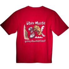 Going Downhill Fast T-Shirt - Large Back Print - Red