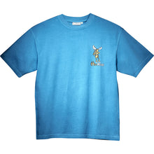 Make Tracks T-Shirt - Small Chest Print - Alaskan Blue