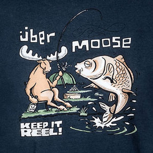 Keep it Reel T-Shirt - Large Back Print - Indigo