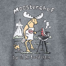 Mooster Chef T-Shirt - Large Back Print - Charcoal