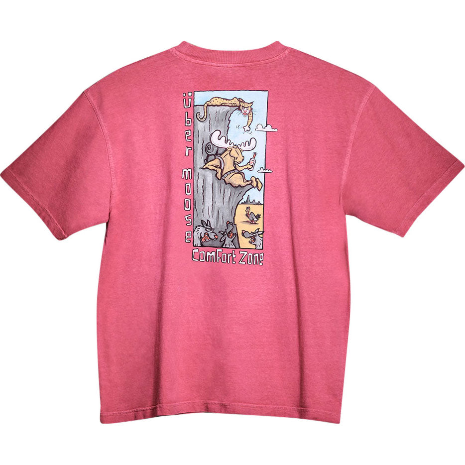Comfort Zone T-Shirt - Large Back Print - Pink