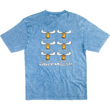 Happy Moose T-Shirt - Large Back Print - Denim