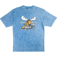 Five A Day T-Shirt - Large Back Print - Denim