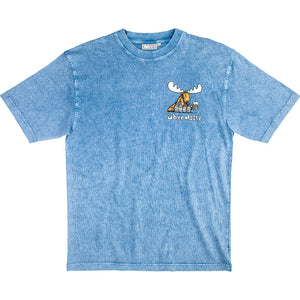 Five A Day T-Shirt - Small Chest Print - Denim