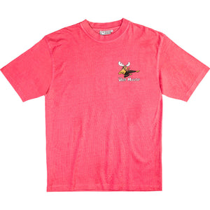 Moose Lee T-Shirt - Small Chest Print - Pink