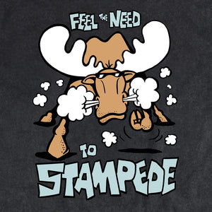 Stampede T-Shirt - Large Back Print - Graphite