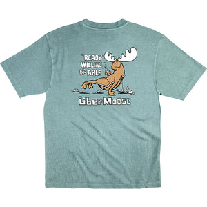 Un-Ready T-Shirt - Large Back Print - Aqua