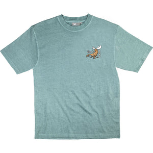 Un-Ready T-Shirt - Small Chest Print - Aqua